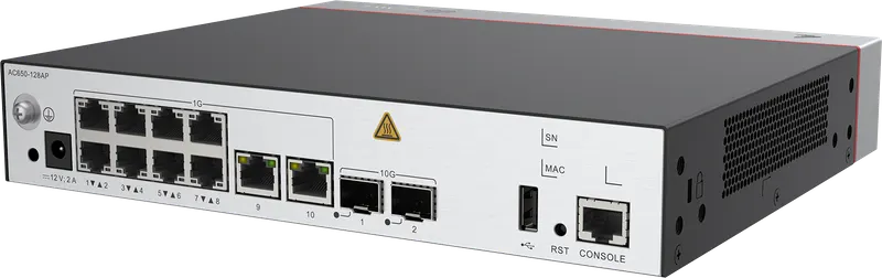 AC650-128AP 10*GE ports 2*10GE SFP+ ports manage up to 128 AP's