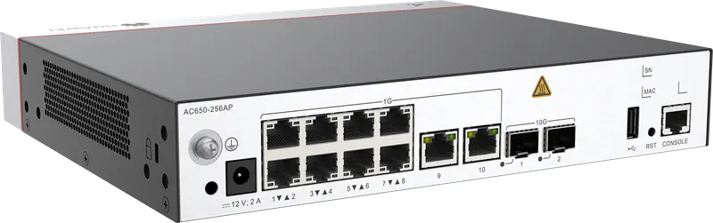AC650-256AP 10*GE ports 2*10GE SFP+ ports manage up to 256 AP's