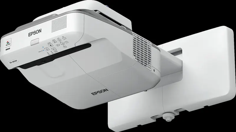 Epson 3500lm WXGA 1280x800 16:10 Lamp USB 2VGA 3HDMI RS-232C Wi-FiOptional NoBag White BracketIncl UltraShortThrow