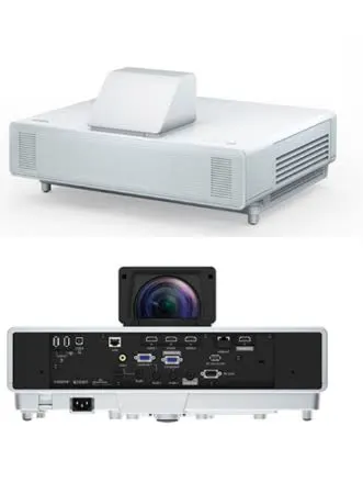 Epson 5000lm FullHD 1920x1080 16:9 Laser USB 2VGA 2HDMI RS-232C LAN Wi-FiOptional NoBag White NoBracket UltraShortThrow