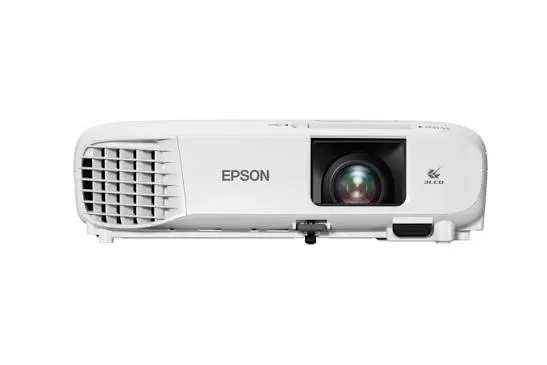 Epson 3600lm XGA 1024x768 4:3 Lamp USB 2VGA HDMI RS-232C NoWiFi NoBag White EntryLevel