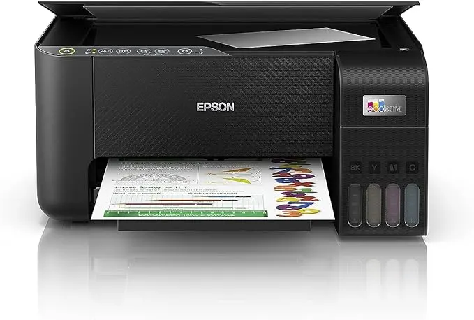Epson 33ppm Mono 15ppm Colour A4 Print Scan Copy USB Wi-Fi/Wi-Fi Direct incl 1 set of ink (2 x Black)