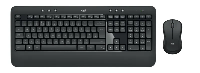 Logitech MK540 - Wireless Keyboard and Mouse Combo - Black - USB
