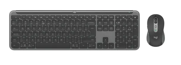 Logitech MK950 - Wireless Keyboard and Mouse - Graphite - Bluetooth