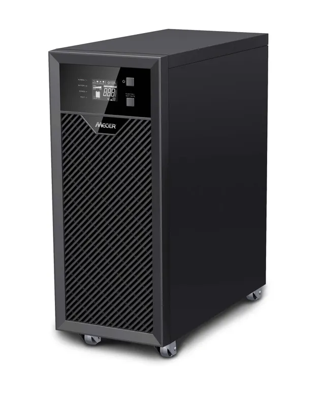 MECER INNOVA 10KVA ON-LINE TOWER UPS PF:0.9 wiith16 pcs -12V 9Ah Internal Battery + SNMP card - (Battery Warranty 6 Months).