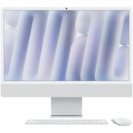 24-INCH IMAC WITH RETINA 4.5K DISPLAY: APPLE M4 CHIP WITH 8‑CORE CPU AND 8‑CORE GPU 16GB 256GB SSD - SILVER