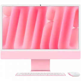 24-INCH IMAC WITH RETINA 4.5K DISPLAY: APPLE M4 CHIP WITH 10‑CORE CPU AND 10‑CORE GPU 16GB 256GB SSD - PINK