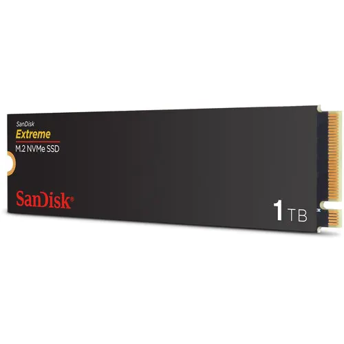 Sandisk Extreme 1TB NVMe SSD - Read Speed up to 5150 MB/s Write Speed to up 4900 MB/s PCIe 4.0 x4 nCache 2.0 600TBW