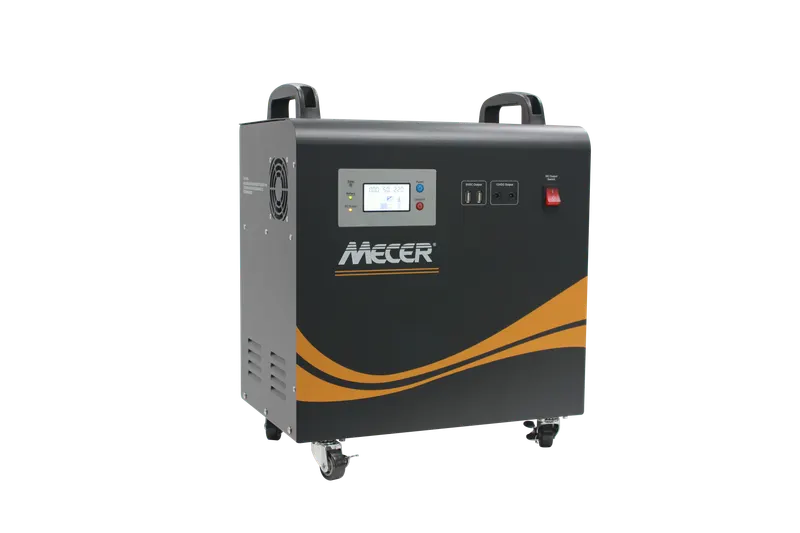 Mecer 2Kw 24V 2x100A Bat Pure Sine Wave includes 800W Solar charge Controller - Battery Warranty 6 Months