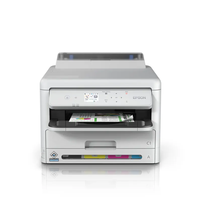 Epson 34ppm Mono & Colour A4 Single Function USB Wired Wireless WiFi Direct Duplex Print Only incl initialisation ink bags only